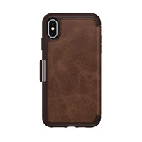 OtterBox Strada Folio Case for iPhone X/Xs - Brown 