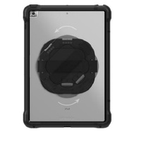 OtterBox Unlimited Series Pro Pack With Kickstand & Handstrap + Screen Protector For iPad 7th / 8th Gen - Black