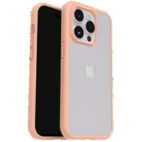 OtterBox React Antimicrobial Case for Apple iPhone 15 - Clear/Peach