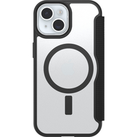 OtterBox React Folio MagSafe Case For iPhone 16e/15/14/13 - Black Crystal