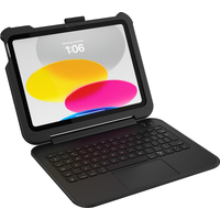 OtterBox Achiever Keyboard CaseFor iPad A16 & 10th Gen 10.9 " (No Retail Packaging) - Black