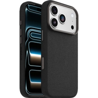 OtterBox Symmetry Cactus Leather w/Mag & Cam Ctrl suits new iPhone 18 Pro/17 Pro - Noir Ash Black