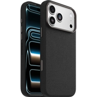 OtterBox Symmetry Cactus Leather w/Mag & Cam Ctrl suits iPhone 18 Pro Max/17 Pro Max - Noir Ash Black