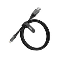 OtterBox Premium Cable - Lightning to USB-A  1m - Black,ASH
