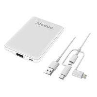 OtterBox 5 000mAh Power Bank - With 3-in-1 Cable - White