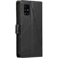 Fashion Wallet Case for Samsung Galaxy A51 4G - Black