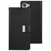 Goospery Rich Diary Case for Samsung Galaxy S23 Plus - Black
