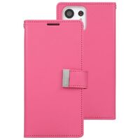 Goospery Rich Diary Case for Samsung Galaxy S23 Ultra - Hot Pink