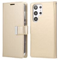 Goospery Rich Diary Case for Samsung Galaxy S23 Ultra - Gold