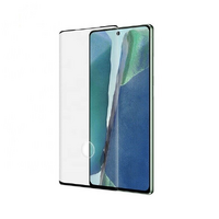 Tempered Glass for Samsung Galaxy Note 10 Plus - Clear/Black Frame