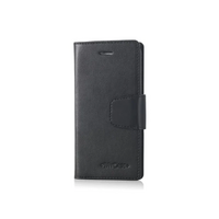 MyCase Leather Wallet Case for Huawei G8 - Black
