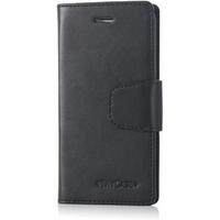 MyCase Leather Wallet Case for Oppo 9Rs - Black