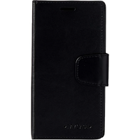 MyCase Leather Wallet Case for HTC U Play - Black