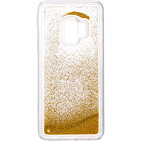 MyCase Falling Star Gold Samsung Galaxy S9 - Gold/Clear