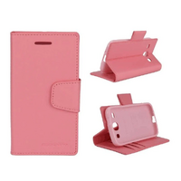 MyCase Leather Folder Case for Samsung Galaxy S9 - Pink