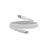 Powerbug Super High Speed Braided Data Cable - White