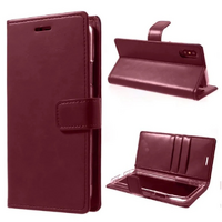 MyCase Folder Case for Samsung Galaxy S10 - Maroon