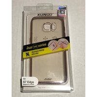 Jazz TPU Series Case for Samsung Galaxy S7 Edge  - Rose Gold