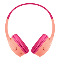 Belkin SoundForm Mini Wireless On-Ear Headphones for Kids - Pink