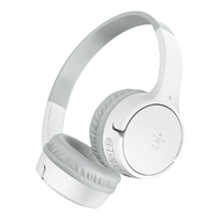 Belkin SoundForm Mini Wireless On-Ear Headphones for Kids - White