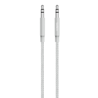 Belkin MIXIT Metallic AUX Cable Universally compatible - Silver