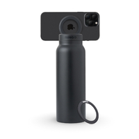 Ringo Water Bottle with Magnetic Phone Mount - Black 710ml (24oz) - Black