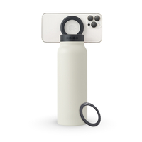 Ringo Water Bottle with Magnetic Phone Mount - Ivory 710ml (24oz)m - Ivory