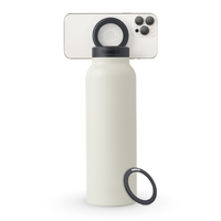 Ringo Water Bottle with Magnetic Phone Mount - Ivory 950ml (32oz) - Ivory