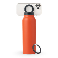 Ringo Water Bottle with Magnetic Phone Mount - Orange 950ml (32oz) - Orange
