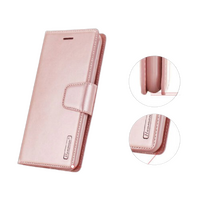 Blacktech Hanman Wallet Case for Samsung Galaxy A11 - Rose Gold