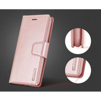 Blacktech Hanman Wallet Case for Samsung Galaxy A51 4G - Rose Gold