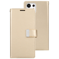 Distrakted Soft Leather Side flip Case for Apple iPhone X/Xs - Gold