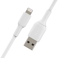 Belkin BoostCharge Lightning to USB-A Cable  1m - For Apple Devices - White