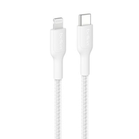 Belkin BoostCharge Pro Braided USB-C to Lightning Cable1M - WhiteWhite