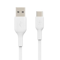 Belkin BoostCharge USB-A to USB-C 1M Cable - Universally compatible - White