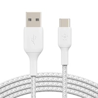 Belkin BoostCharge USB-A to USB-C Cable  2m Universally compatible - White 