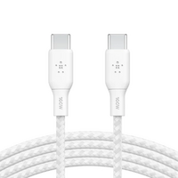 Belkin BoostCharge USB-C to USB-C Cable 100W 2 Pack - White