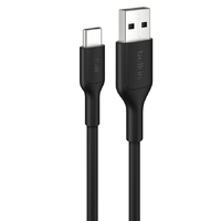 Belkin Boost Charge USB-A to C Cable - 3mUniversally compatible - BlackBlack