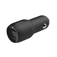 Belkin 24W Car Charger - Universally compatible - Black