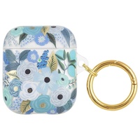 Case-Mate Rifle Paper Case suits Apple AirPods 1-2nd Gen - Garden Party Blue