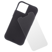 Case-mate - Protection Pack Tough Case and Glass Screen Protector for Apple iPhone 13 - Black