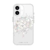 Case-Mate Karat MagSafe Case for Apple iPhone 16 - Silver / Clear