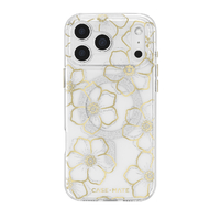 Case-Mate Floral Gems MagSafe Case For iPhone 17 Pro Max - Gold