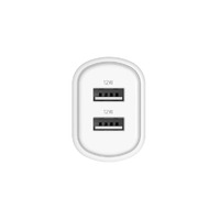 Cygnett PowerPlus 12W USB-A Dual Port Wall Charger - White