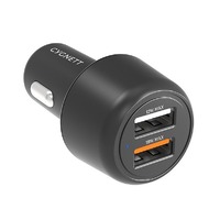 Cygnett CarPower 30W Dual Port Car Charger - Black 