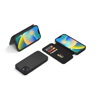 Cygnett MagWallet  Leather Wallet Case for Apple iPhone 14 Plus  - Black 