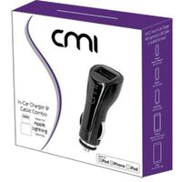 CMI In-car Charger & Cable Combo - Black