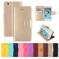 Distrakted Soft Leather Side flip Case for Apple iPhone 7/8/SE2 - Gold
