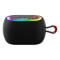 DULL Co. Bluetooth Portable Speaker with Lighting - Black
