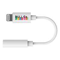 DULL Co. Lightning to AUX Audio Adapter - White